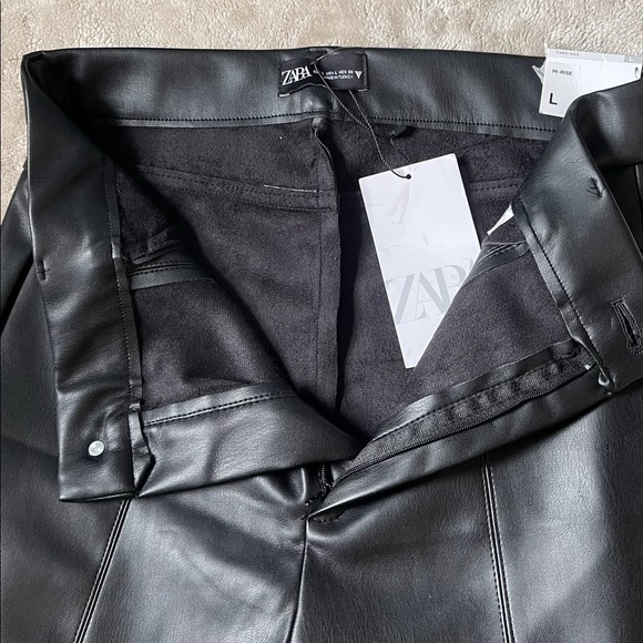 Zara Leather leggings - Picture 6 of 8